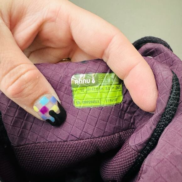 Ahnu Northridge Black Winter Lace Up Boots Women’s Size 10 - Picture 8 of 10